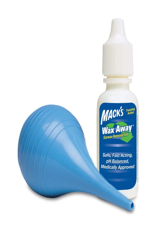 Mack's Wax Away Ear Wax Removal System - 0.5 FL OZ Ear Drops with Ear Syringe - Image 2